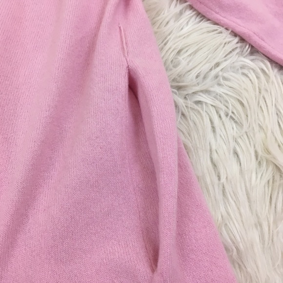 🎉SOLD🎉Red Envelope 100% Cashmere Robe Pink - Picture 7 of 7